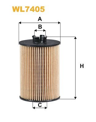 WIX FILTERS alyvos filtras WL7405